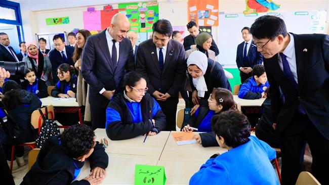 وزير التربية والتعليم يصطحب نظيره الياباني في زيارة تفقدية للمدرسة المصرية اليابانية بالقاهرة الجديدة