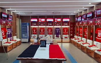 كأس أمم أفريقيا.. قمصان منتخب مصر تزين ملعب طنجة قبل مواجهة السنغال| صور