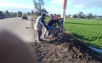  محافظ كفرالشيخ يتابع تطوير منظومة الإنارة العامة بالمحافظة