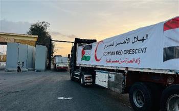 قافلة "زاد العزة" الـ 117 تدخل إلى الفلسطينيين في قطاع غزة