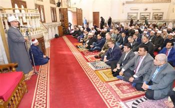 محافظ المنوفية يشهد الاحتفال السنوي بذكرى الإسراء والمعراج بمسجد الرؤوف الرحيم بشبين الكوم