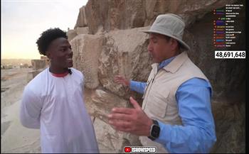 أهرامات الجيزة والمتحف المصري الكبير تستقبل اليوتيوبر العالمي IShow Speed 