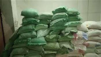 ضبط 21 طن دقيق أبيض وبلدي مدعم في حملات تموينية خلال 24 ساعة