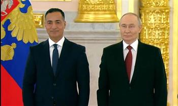 السفير المصري لدى روسيا الاتحادية يقدم أوراق اعتماده للرئيس فلاديمير بوتين