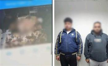 ضبط شخصين لظهورهما في فيديو منافي للآداب داخل محل بالفيوم