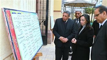 محافظ البحيرة تتفقد لجان امتحانات الشهادة الإعدادية بكفر الدوار مع انطلاق أول الأيام