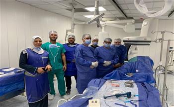 مستشفى الغردقة العام تتصدر مصر في عدد حالات القسطرة الطرفية لعام 2025