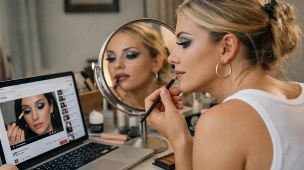 مكياج شتاء 2026.. جرأة الألوان الداكنة ولمسات باردة تخطف الأنظار