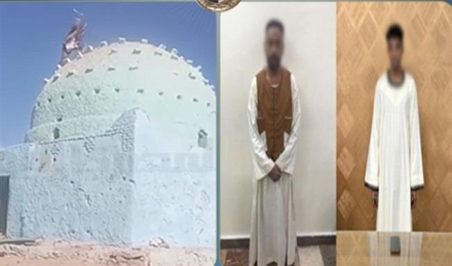 الداخلية تكشف المتسبب في تحطيم مقام في أسوان 