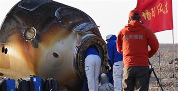 بعد تشقق نوافذها.. عودة كبسولة صينية إلى الأرض بلا رواد فضاء