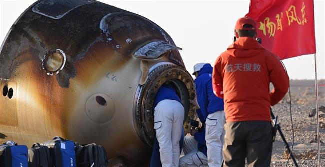 بعد تشقق نوافذها.. عودة كبسولة صينية إلى الأرض بلا رواد فضاء