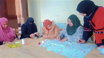 ورش التفصيل والخياطة تواصل فعالياتها بقصر ثقافة الزعيم جمال عبد الناصر بأسيوط