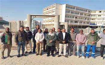 رئيس جامعة قنا يتفقد المشروعات التطويرية والبنية التحتية بعدد من المواقع الجامعية