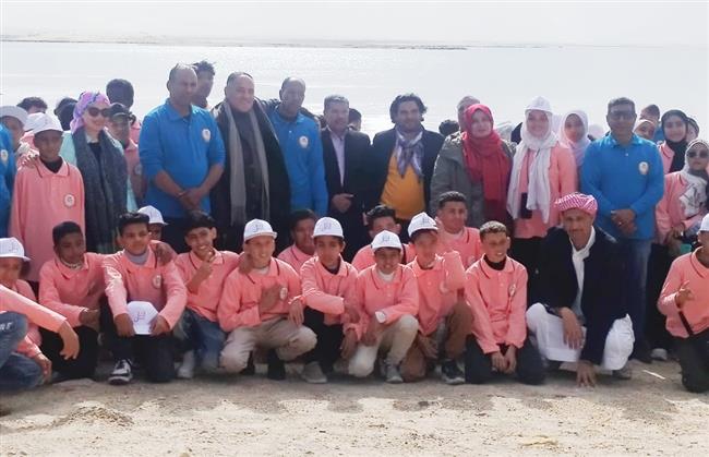 أطفال المحافظات الحدودية في زيارة ميدانية لمحمية الزرانيق ضمن مشروع "أهل مصر" بشمال سيناء