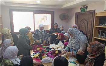لقاء عن تصميم المواقع الإلكترونية وورش حرفية متنوعة ضمن القافلة الثقافية للمرأة بالإسكندرية