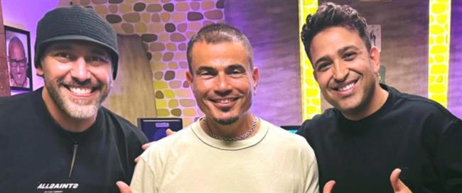 على أنغام «ابتدينا».. فيديو عفوي يجمع عمرو مصطفى وتامر حسين