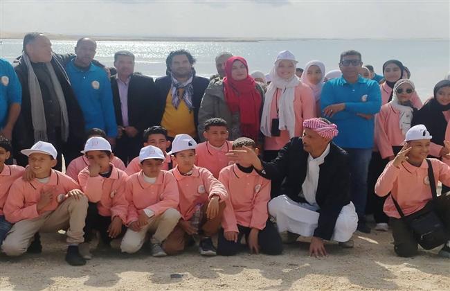 أطفال المحافظات الحدودية في زيارة ميدانية لمحمية الزرانيق ضمن مشروع "أهل مصر"