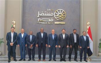 سويلم ووزير الزراعة السوداني يتفقدان المشروعات الرائدة لجهاز مستقبل مصر