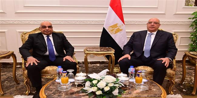 رئيس مجلس النواب يستقبل وزير العدل للتهنئة بمنصبه