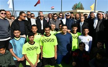 صبحي ومحافظ شمال سيناء يفتتحان أعمال التطوير بمركز شباب أبو طويلة