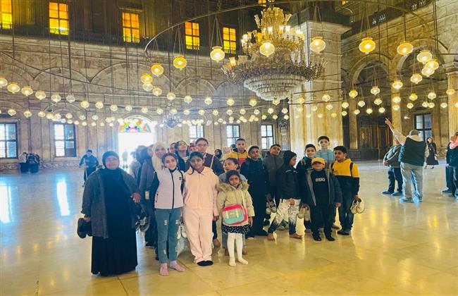 جولة تثقيفية للأطفال بقلعة صلاح الدين ضمن أنشطة أتوبيس الفن الجميل