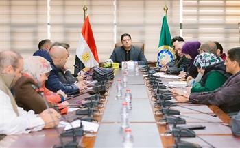 نائب محافظ الدقهلية يترأس اجتماع متابعة أعمال انشاء محطة معالجة الصرف الصناعي بالمنطقة الصناعية بجمصة