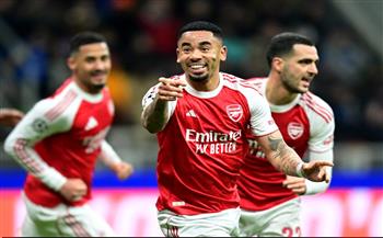 دوري أبطال أوروبا.. أرسنال يتقدم على إنتر ميلان في شوط أول مثير 