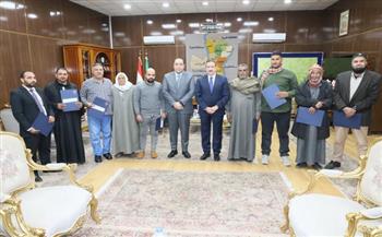 محافظ المنوفية يواصل تسليم عقود تقنين جديدة لأراضي أملاك الدولة لواضعي اليد المستوفين للاشتراطات