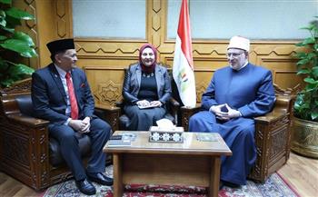 وكيل الأزهر يستقبل وزير الشؤون الدينية بولاية صباح الماليزية لبحث سبل التعاون المشترك