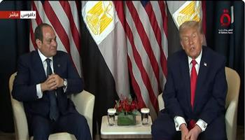 ترامب: إثيوبيا قامت ببناء سد يحجب المياه عن مصر