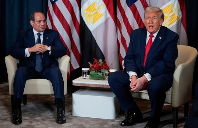 الرئيس السيسي يجري مباحثات مع ترامب على هامش منتدى دافوس