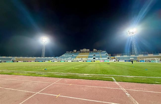 الدوري الممتاز.. استاد الإسماعيلية يتزين للقاء الإسماعيلي أمام المقاولون