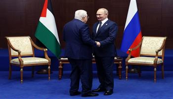 بوتين: إقامة دولة فلسطينية مستقلة السبيل الوحيد لتحقيق تسوية سلمية في الشرق الأوسط   