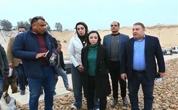 خلال جولتها بمركز بدر.. محافظ البحيرة تتفقد المدفن الصحي بمركز بدر