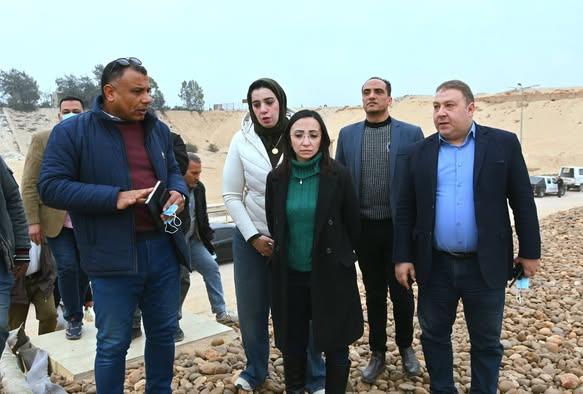 خلال جولتها بمركز بدر.. محافظ البحيرة تتفقد المدفن الصحي بمركز بدر