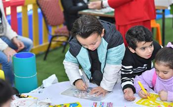 أنشطة إبداعية وورش تفاعلية للأطفال في جناح الطفل بمعرض القاهرة الدولي للكتاب