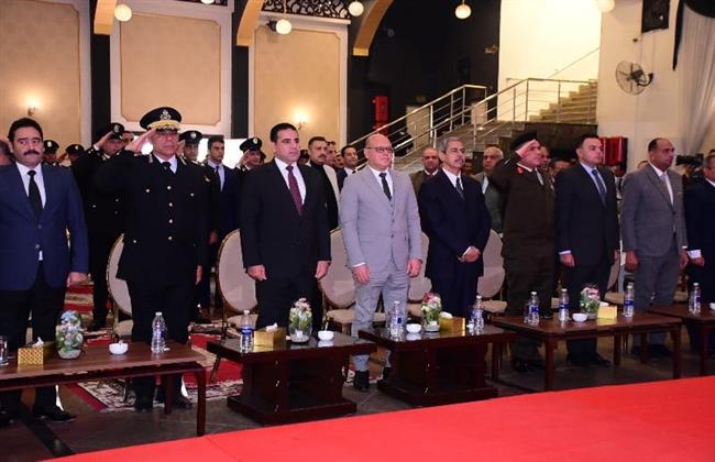 رئيس جامعة سوهاج  يشارك فى احتفالية عيد الشرطة الـ74 