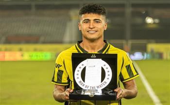 محمد عبد الرحيم رجل مباراة وادي دجلة أمام غزل المحلة  