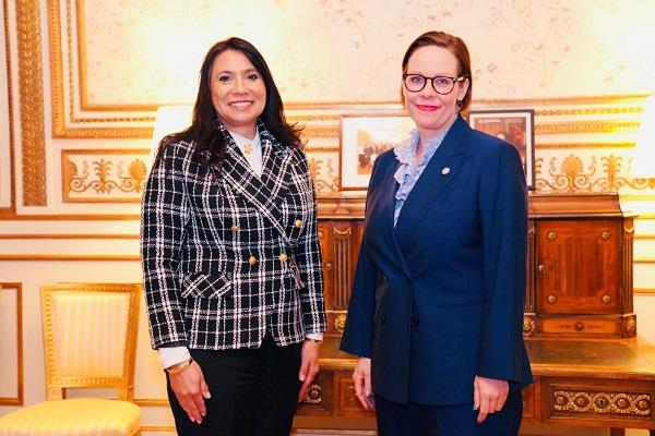 السفيرة المصرية لدى مملكة السويد تلتقي وزيرة الخارجية السويدية