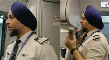  رسالة عاطفية وسط إعلان روتيني.. طيار يخرج عن البروتوكول ليدلل ابنته (فيديو)