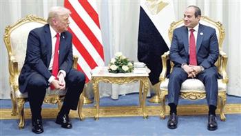 «السيسى» و«ترامب»..  لقاءات «عبور الأزمات»