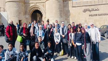«قصور الثقافة» تنظم زيارة لذوي الهمم إلى متحفي الشرطة والحربي بقلعة صلاح الدين