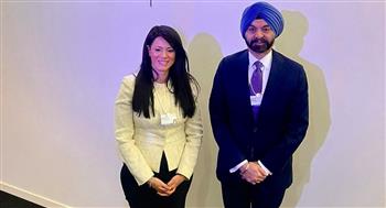 وزيرة التخطيط تلتقي رئيس مجموعة البنك الدولي خلال فعاليات منتدى "دافوس" 2026