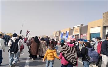 تزايد أعداد الجمهور في ثاني أيام معرض القاهرة الدولي للكتاب 2027