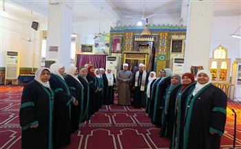 انطلاق قافلة دعوية كبرى للواعظات من مسجد الفرشوطي بسوهاج