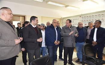 وزير الري ونائب محافظ بورسعيد يتفقدان أعمال التطهير وتطوير محطة رفع القنطرة غرب