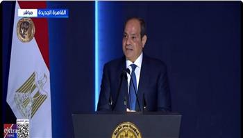 الرئيس السيسي: رجال ونساء وزارة الداخلية يقفون دائمًا في الطليعة حراسًا للأمن
