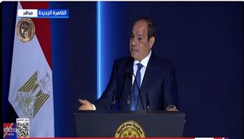 الرئيس السيسي: يجب أن يكون هناك تلاحم بين مؤسسات الدولة وشعبها