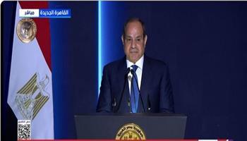 الرئيس السيسي: الجهات التي نشرت ميليشيات كانت سببًا في تدمير المنطقة