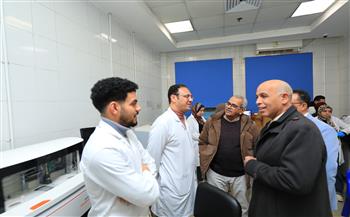 رئيس جامعة كفر الشيخ: تطوير مستمر للمنظومة الصحية داخل المستشفى الجامعي 